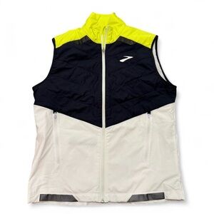brooks Insulated Vest men’s small multicolor running walking hiking